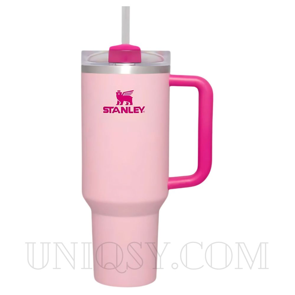 Stanley 40 OZ Tumbler with Handle and Straw Lid - Stainless Steel