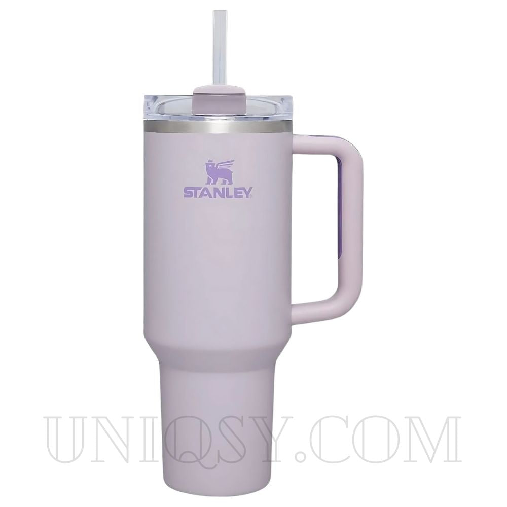 Stanley 40 OZ Tumbler with Handle and Straw Lid - Stainless Steel